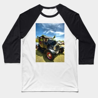 Model A Ford Hot Rod Baseball T-Shirt